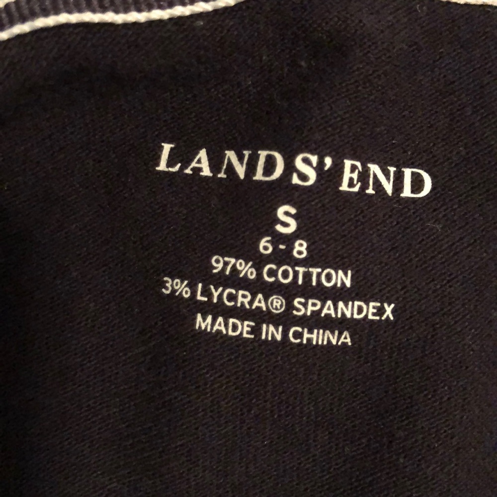 LANDS END nautical button down polo shirt - Picture 4 of 4